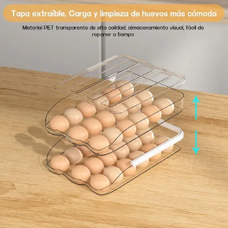 Miniatura 3 de Caja organizador de huevos